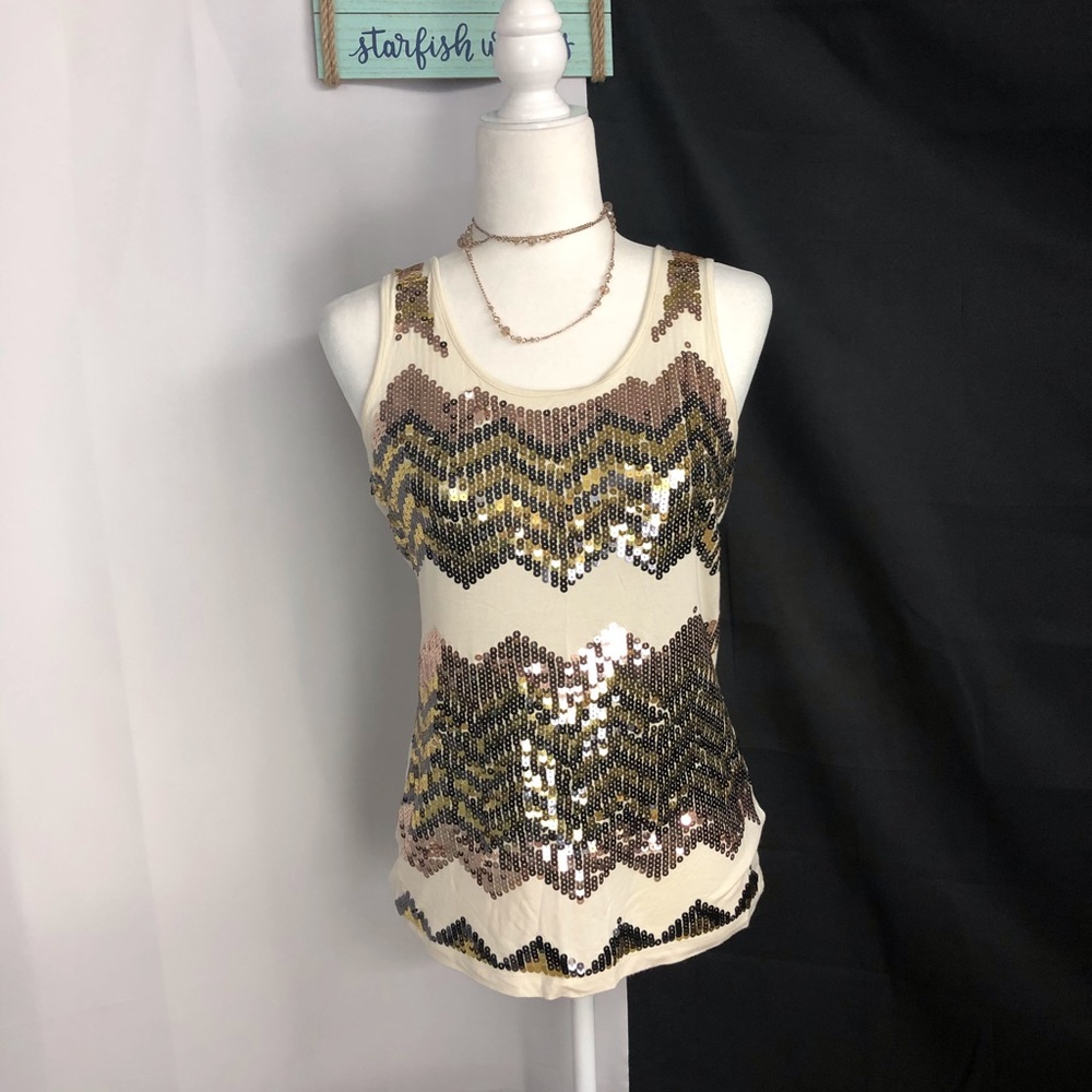 The Limited Sequins Tank Top